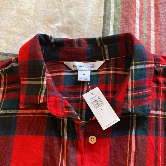 Old Navy plaid flannel - Picture 2 of 6